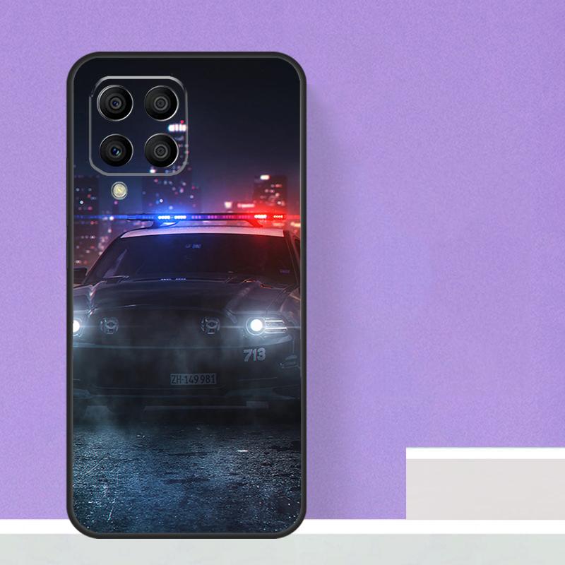 Police Car Case For Samsung Galaxy M23 M20 M32 M52 M56 M16 M36 M54 M34 M14 M35 M55 M15 M11 M31 M13 M53