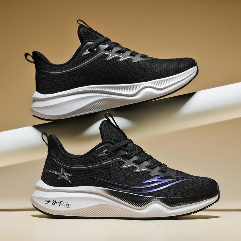 

2025 direct sales breathable running flying woven sports shoes large size red rabbit high school entrance examination men s shoes 50