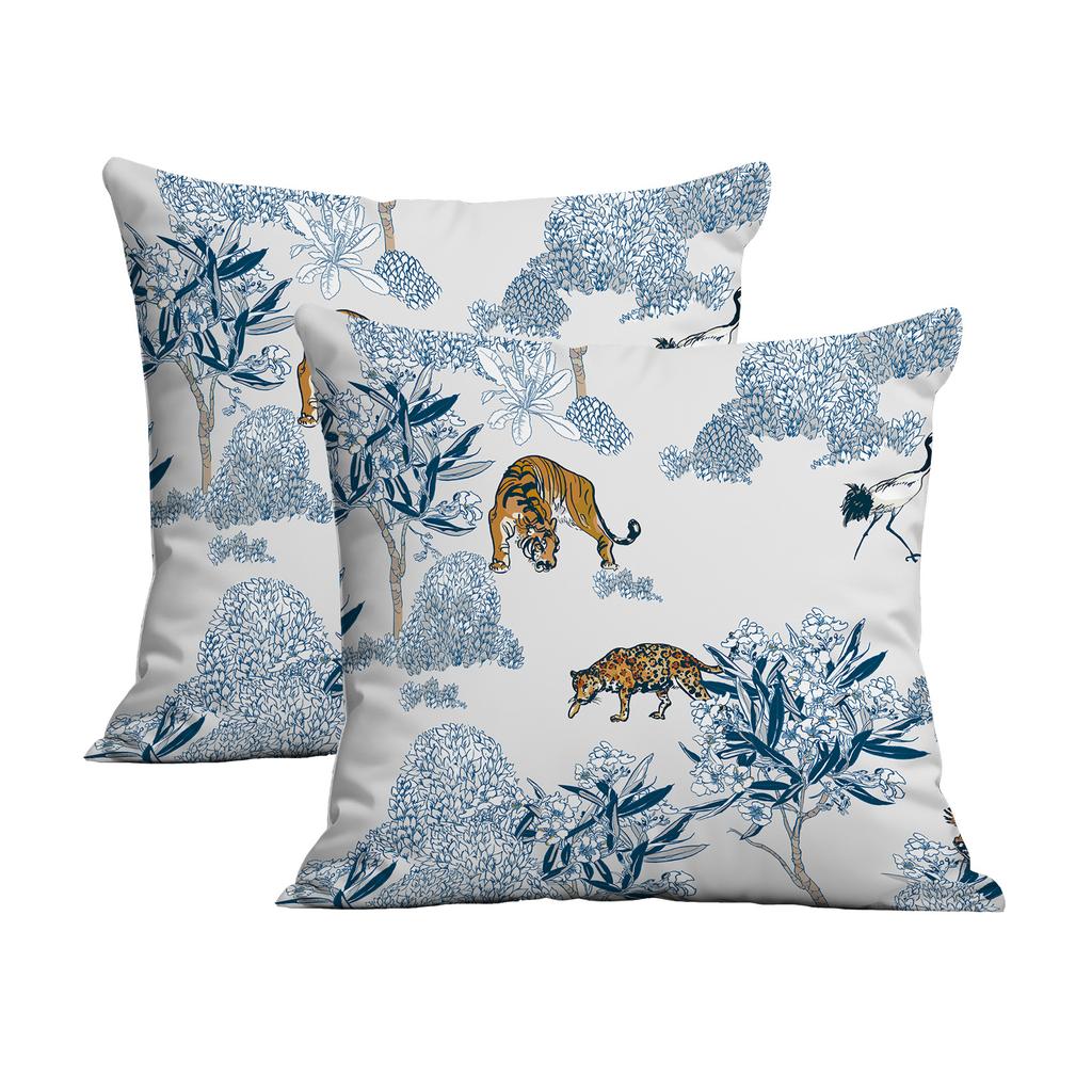 New Creative European Retro Floral Pillowcase Double-sided Printed Home Cushion Pillowcase Multiple Styles Available
