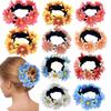 Simulation Fabric Flower Headband Elastic Hair Ropes Ties Fashion Hair Bands  Women Girls