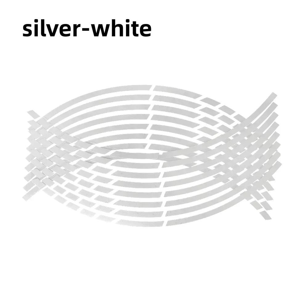Motorcycle sticker Car Tire Decals Trim Strips Universal Reflective Bike Wheel Sticker Waterproof Wheel Rim Tape  17"18"