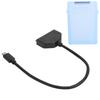 TypeC SATA Adapter 2.5in USB 3.0 10G SSD HDD Hard Disk Drive Cable Protection Box
