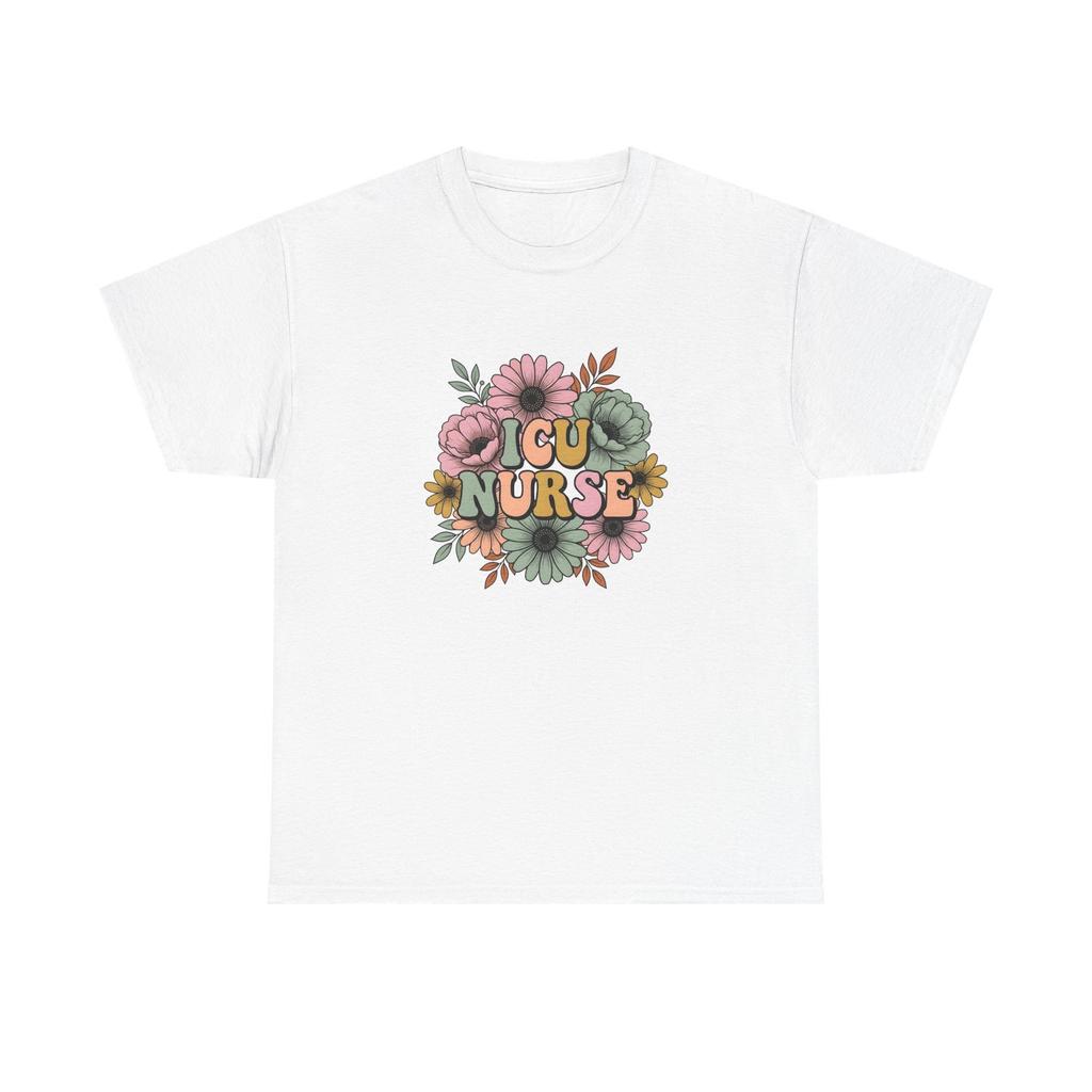 Blossom Bouquet Shirt Nurse Garden Gift Women Folk Tee Flower Arrangement