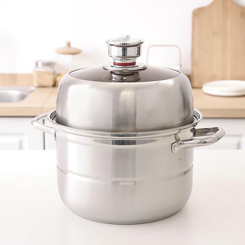 Yibo 30cm Mehrschichtiger Dampfgarer aus Edelstahl