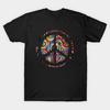 Unisex Fashion TShirt Colorful Abstract Peace Symbol Print TShirt Plus Size S-5XL T-Shirt 100%Cotton Tops O Neck Short Sleeve Tees