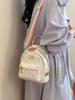 Cross-Border Korean Trendy Double/Single Shoulder Mini Backpack - Lightweight & Textured
