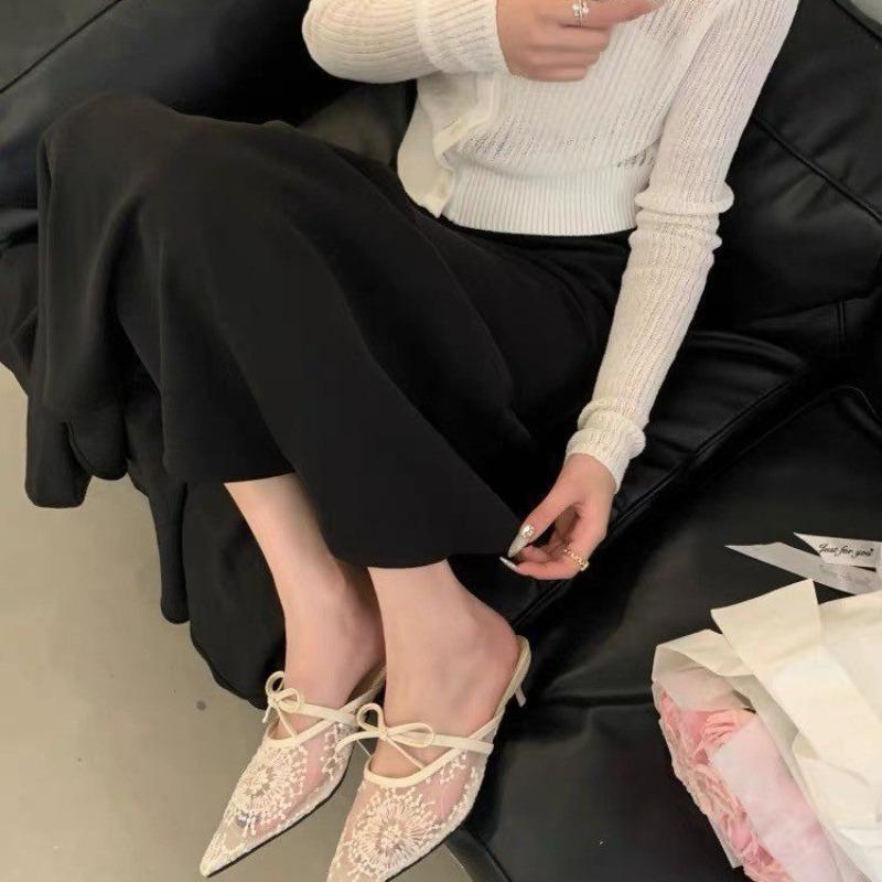 2025 New Designer Summer Women Mules Slipper Shallow Square Toe Zebra Slides Casual Outdoor Office Lady