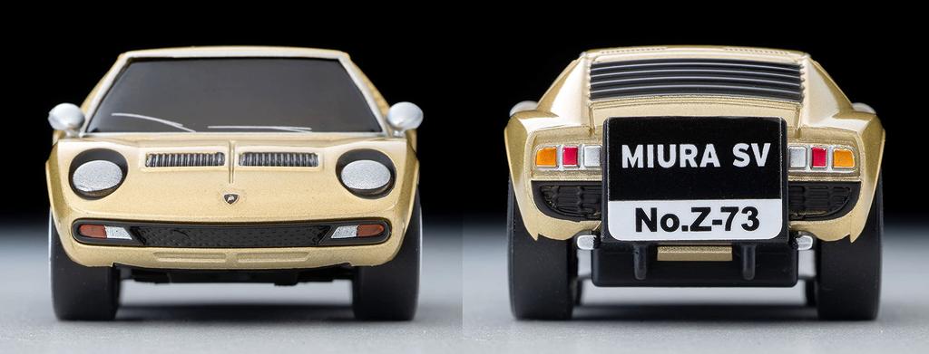 Tomytec Zero Lamborghini Miura SV Gold Finished Product Choro-Q Z-73c