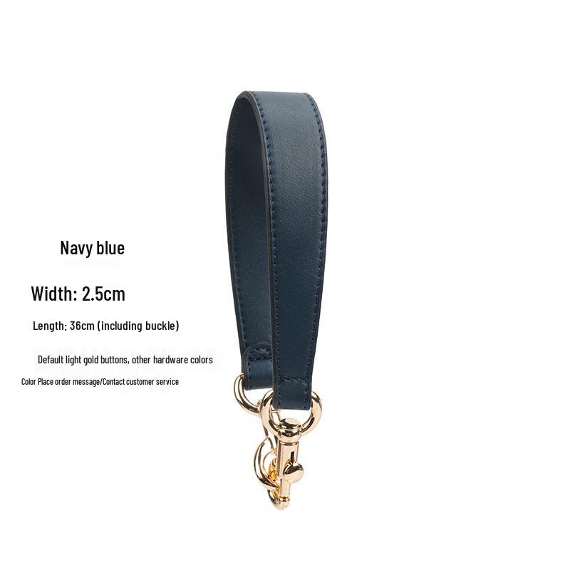 Black PU Handbag Replacement Strap: Women's Underarm Bag, Short Single Shoulder Handle, Trendy Plain Design