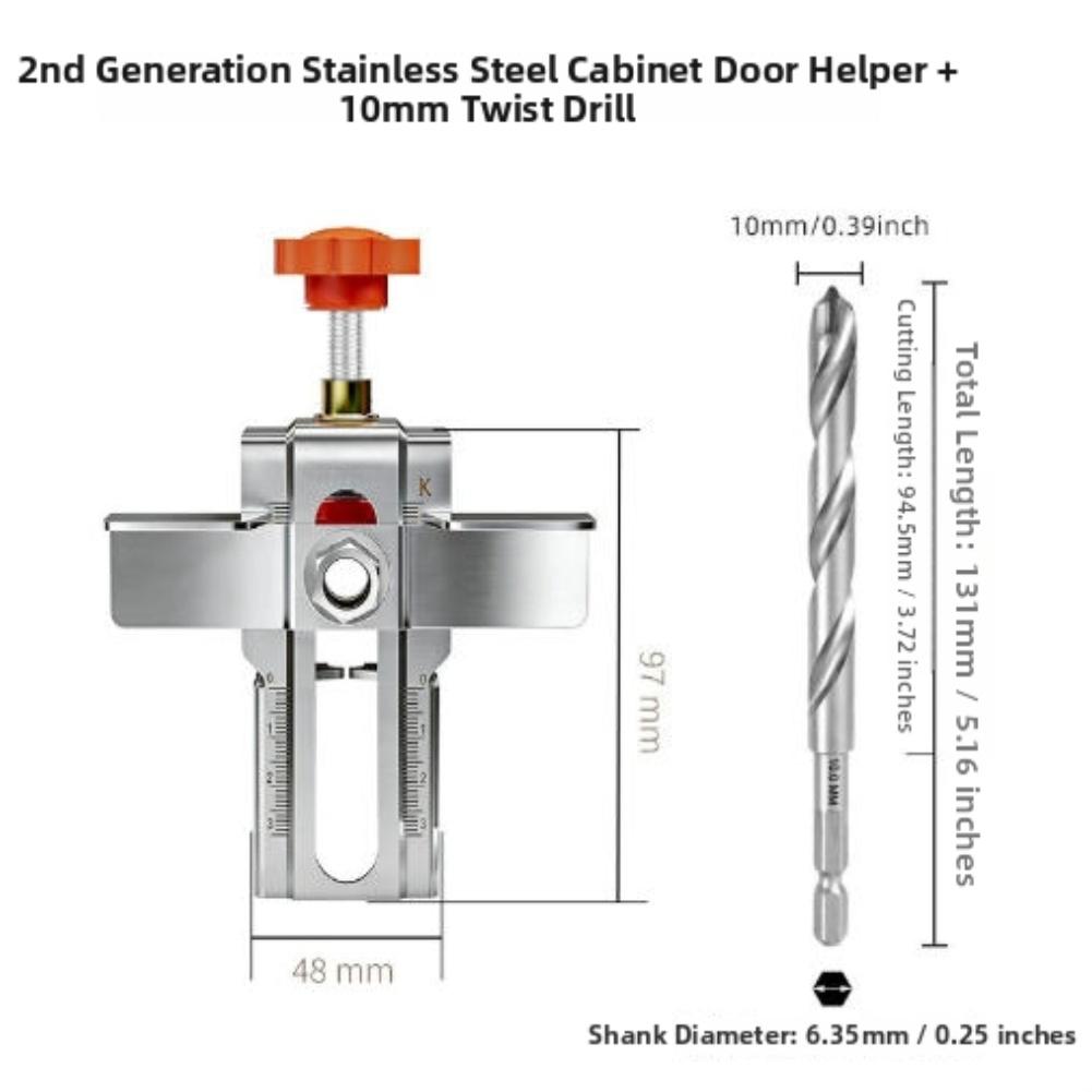 Stainless Steel Door Alignment Jig Kitchen Cabinet Installation No-nail Installation Supports Low-height Doors