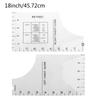 T-Shirt Alignment Ruler Centering Tool Placement Graphic Guide Tough Printed T-Shirt DesignRuler Ruler Guide Size Chart