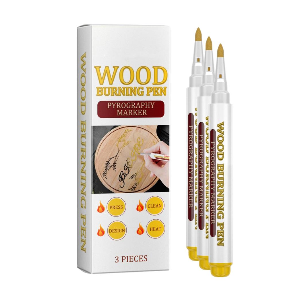 3/9 Pieces/Set Scorch Pen Wood Burning Marker Wood Burning Pen Scorch Pen Marker Wood Burn Marker Pen for Craft Project
