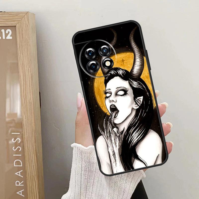 Devil Woman Case For OnePlus Nord CE 5 2 3 4 Lite N20 N30 OnePlus 15 13 12 10 R 13T 10T 11 9 10 Pro Cover