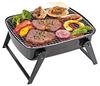 Captain Stag BBQ Stove, Grill, Oven, Fire Pit, BBQ Smoke Oven Grill, Mini, with Lid, Black, UG-61
