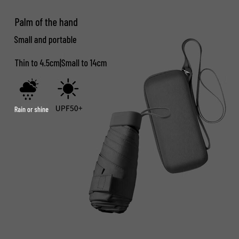 OIMG Ultralight 5-Fold UV Protection Travel Umbrella