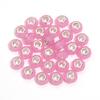 20 Stück/Los 14mm Gelee-Farbe Facettierte Harzperlen Großes Loch Abstandshalter Lose Perlen Für Schmuckherstellung DIY Armband Halskette Großhandel