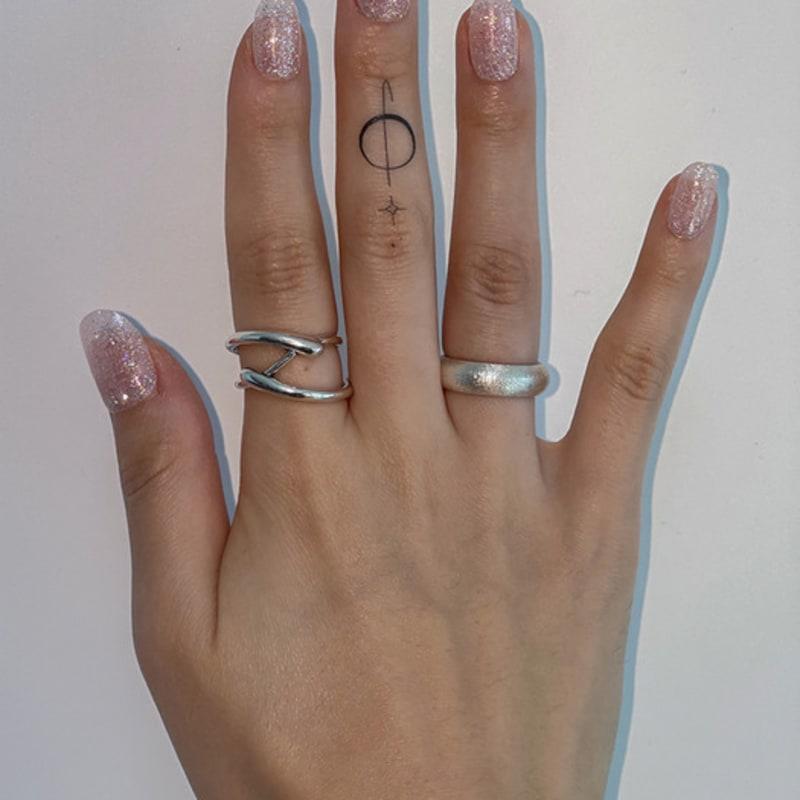 

Easy Thingz Rough Texture Bold Ring 11