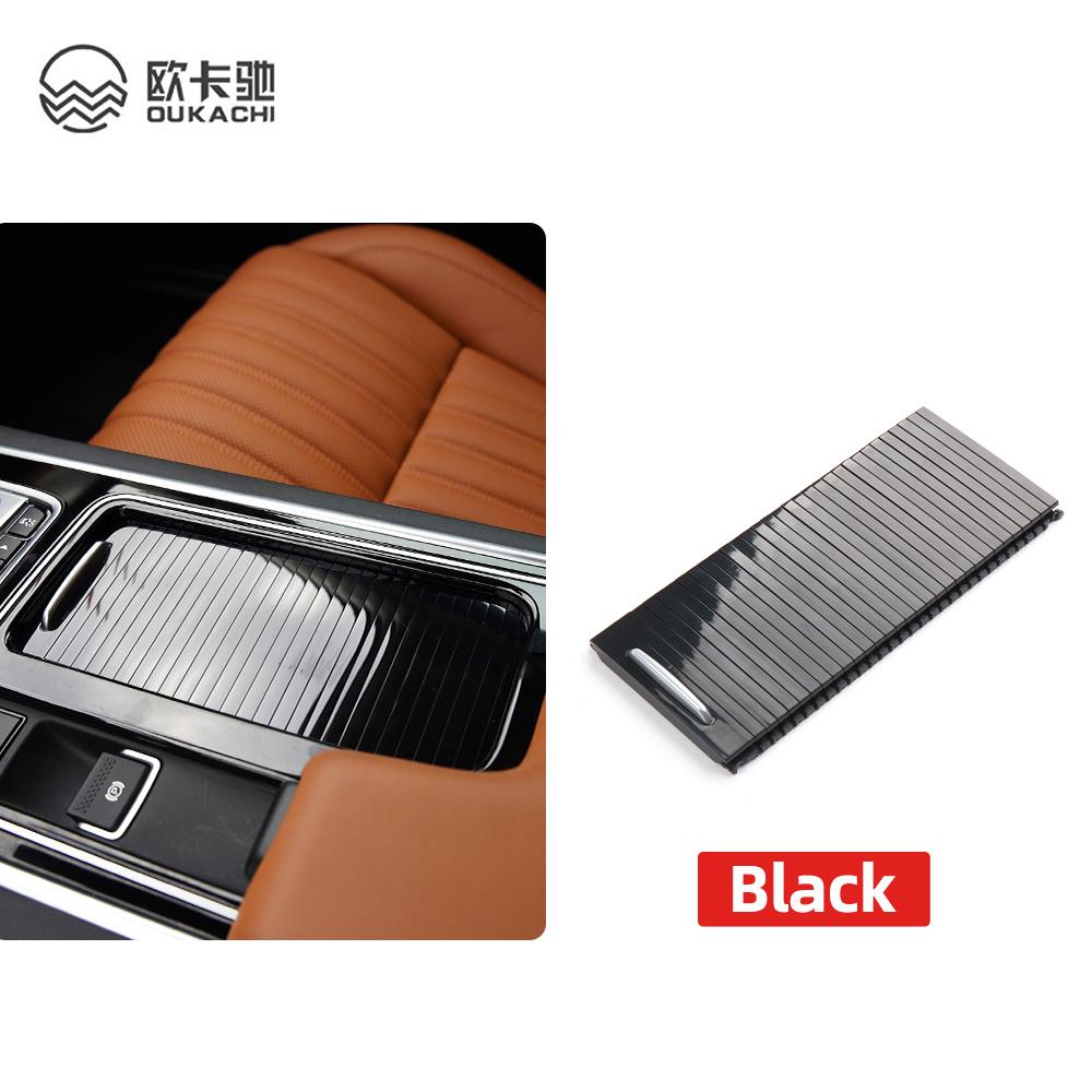 Car Inner Indoor Centre Console Roller Blind Cover Water Cup Holder Storage For Jaguar XFL XF XFL XE