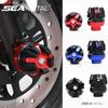 Universal Front Suspension Protection Cup Frame Slider Falling Protector For Motorcycle Scooter E-Bike Aluminum And ABS