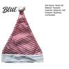 Gift for Friends Sequined Santa Hat Adults, Sparkling Christmas Hat, Festive Party Elastic with Pompom Holiday Costume New Year Celebrations