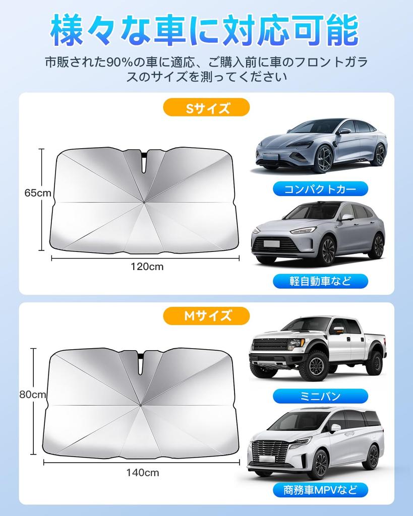 Car Sunshade, 2025 Innovation, Multi-Layer Light Blocking, Umbrella Type, Foldable, Reinforced 10 Ribs, Sunshade,