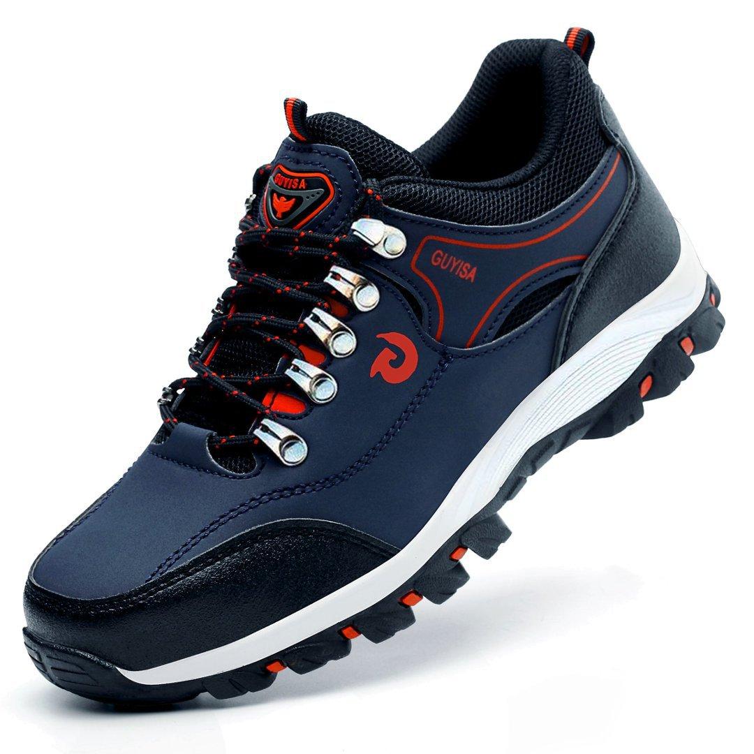 

Steel Toe Cap Shoes For Men Protective Shoes Work Boots Puncture Proof Safety Shoes Men Work Shoes Sneakers Construction Shoes 35 синій