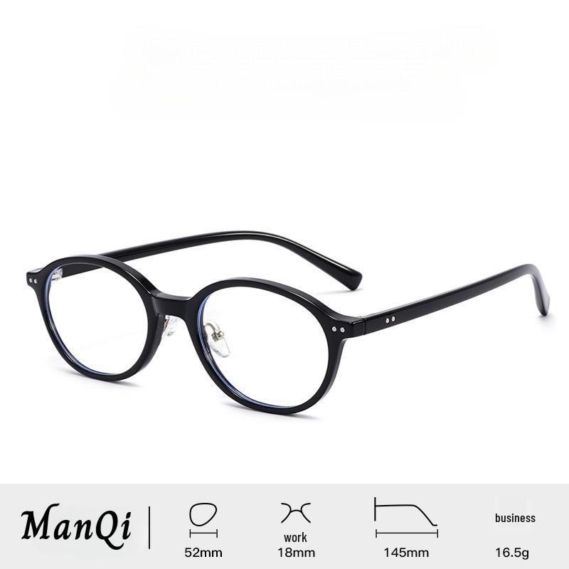 

Women s Oval Leopard Print Anti-Blue Light Photochromic Glasses - Student Myopia Eyeglass Frames
