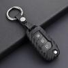 Car Key Fob Case Cover Carbon Fiber Flip For Ford F150 F250 2015 2016 2017 2018  Smart Remote Key Shell
