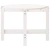  Coffee Table, White, 118x63x45 Cm, Solid Pine Wood