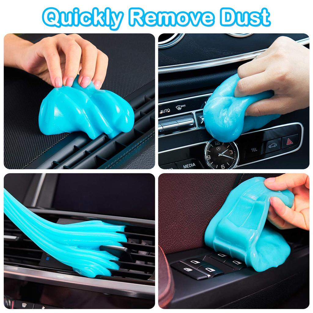 Car Cleaning Gel Slime Magic Mud Automobile Air Vent Computer Keyboard Dirt Dust Remover Gel Car Wash Interior Cleaning Tool