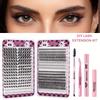 Diy Single Tuft Of Hair 604 Tufts Large Capacity Family Photo Eyelashes Book Single Tuft Mixed False Eyelashes