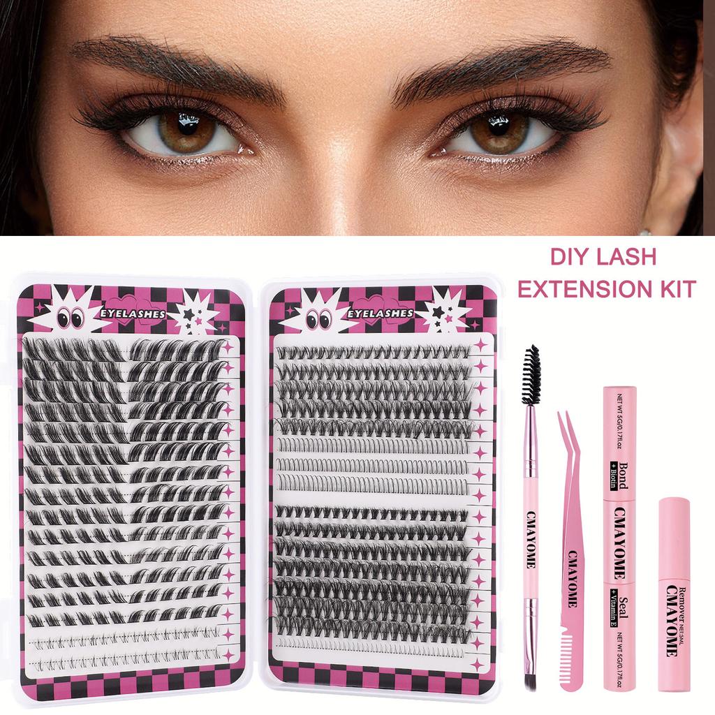 Diy Single Tuft Of Hair 604 Tufts Large Capacity Family Photo Eyelashes Book Single Tuft Mixed False Eyelashes