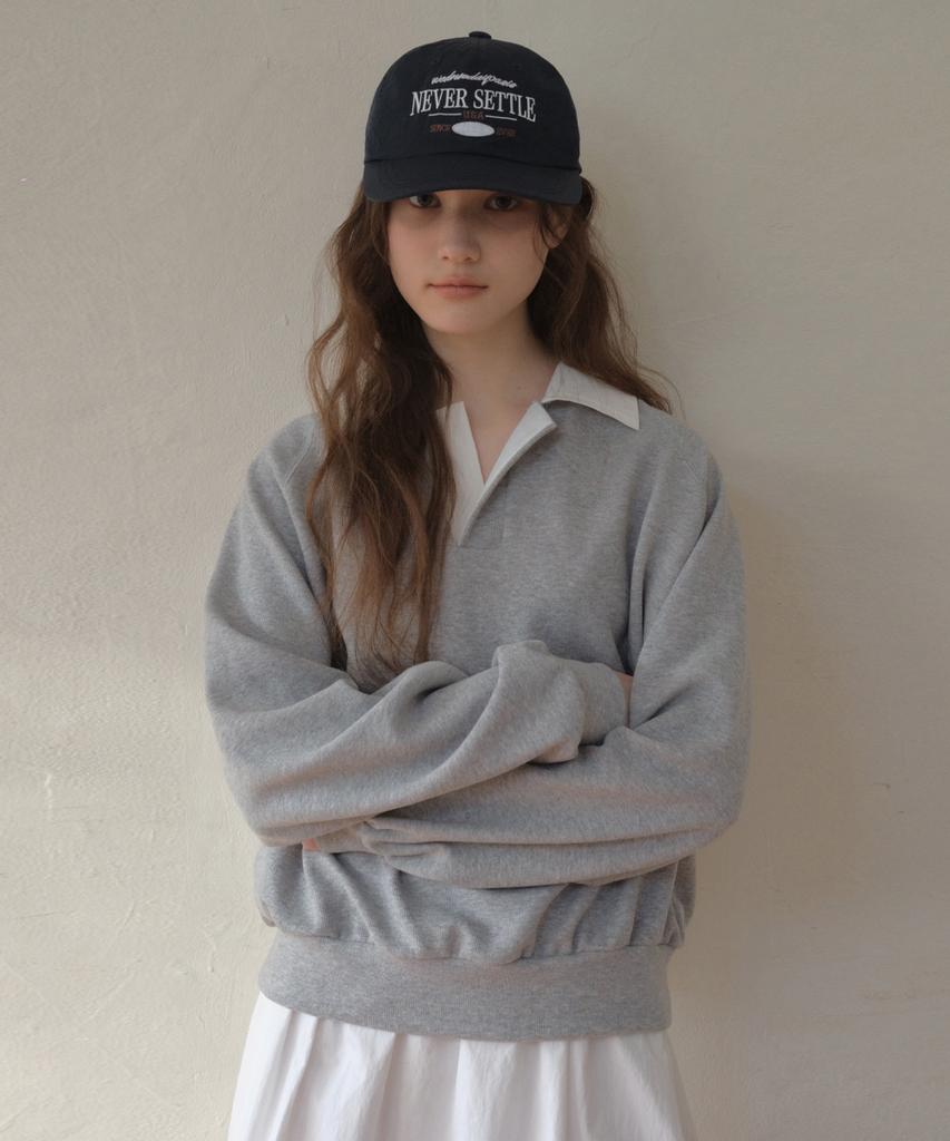 Wednesday Oasis For Woman Never Settle Nylon Ball Cap_Navy(W26Acc02)