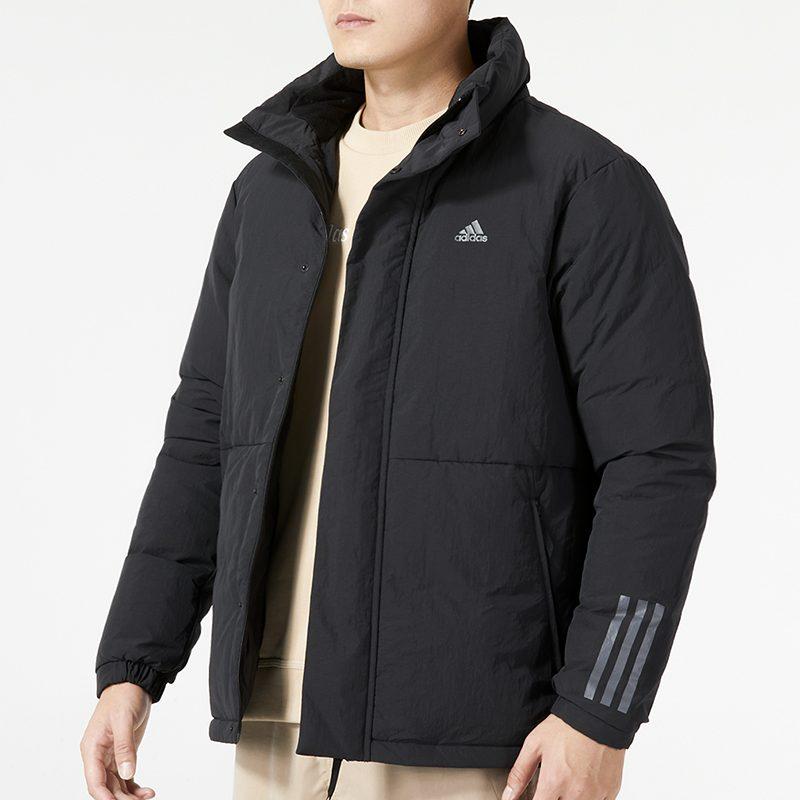 Adidas Down Jackets Men's Black Stand Collar Moderate Other IL8922