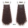 6-Piece Curly Clip-in Hair Extensions Set - Water Wave Volume Boost with 16 Clips