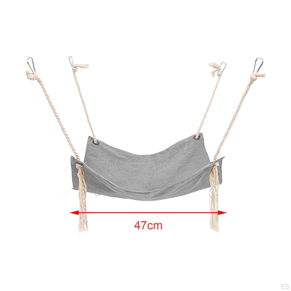 Breathable Cat Hammock Sleeping Mat Lounge Four Seasons, Hanging Reversible Basket Sunshine Seat