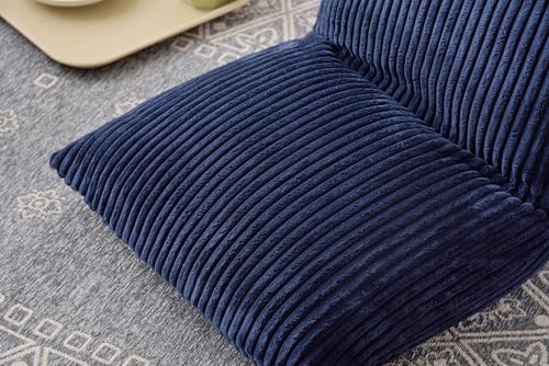 Azumaya-kk Kakkun Recliner, Navy, 38cm Wide X 38-45cm Deep X 36cm High, RKC-627NV