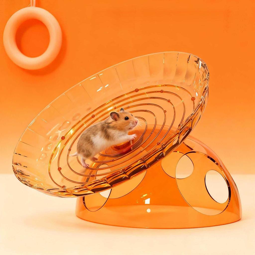 Hamster Exercise Wheel, Pet Supplies, Hamster Educational Toy, Silent Running Wheel, Cage Accessory, Suitable For Gerbils, Small Animals, And Mice