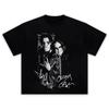 YUNGBLUD & Ozzy Osbourne Graphics 100%Cotton Tshirt Unisex 2026 Summer Fashion Retro Style Short Sleeve Men's Shirt Streetwea...