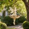 Elegant Ballet Dancer Hanging Planter Vintage Girl Hanging Plant Basket  Apartment Decor