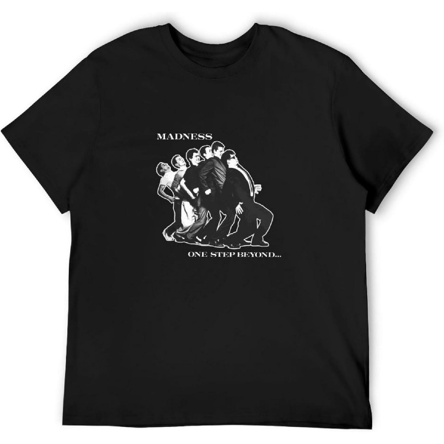 MYCHOME Men s Madness One Step Beyond T-Shirts Black S