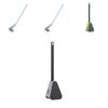 High-quality Golf Club Toilet Brush Soft Rubber Bristles Long Handle Leak-proof Bottom
