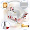 High Quality CO2 Gas Splitter Durable Metal Materials Home Brewing Supplies CO2 Regulator For Beverage Dispensing