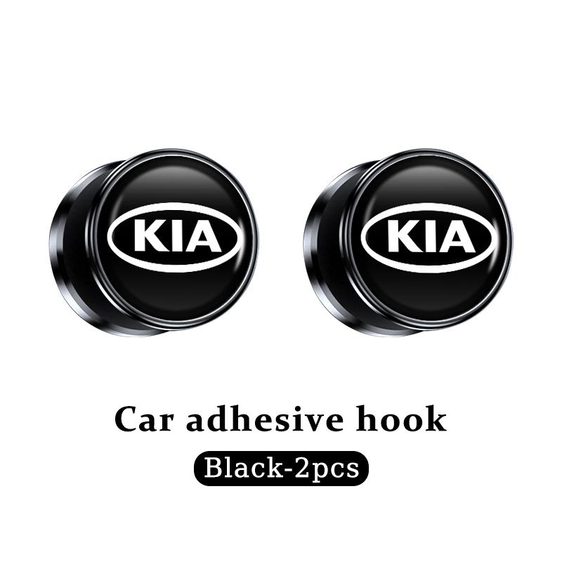 For KIA Car Hooks Small Hanger Self Adhesive Sticky Storage Auto Accessories Spectra Sedona Cadenza Proceed Sephia Stonic Carens