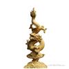 Yellow Poplar Wood Hand Carving Crafts Creative Dragon Shape Sculpture Decor South American Boxwood, Dragon Year Decoration, 1Pc