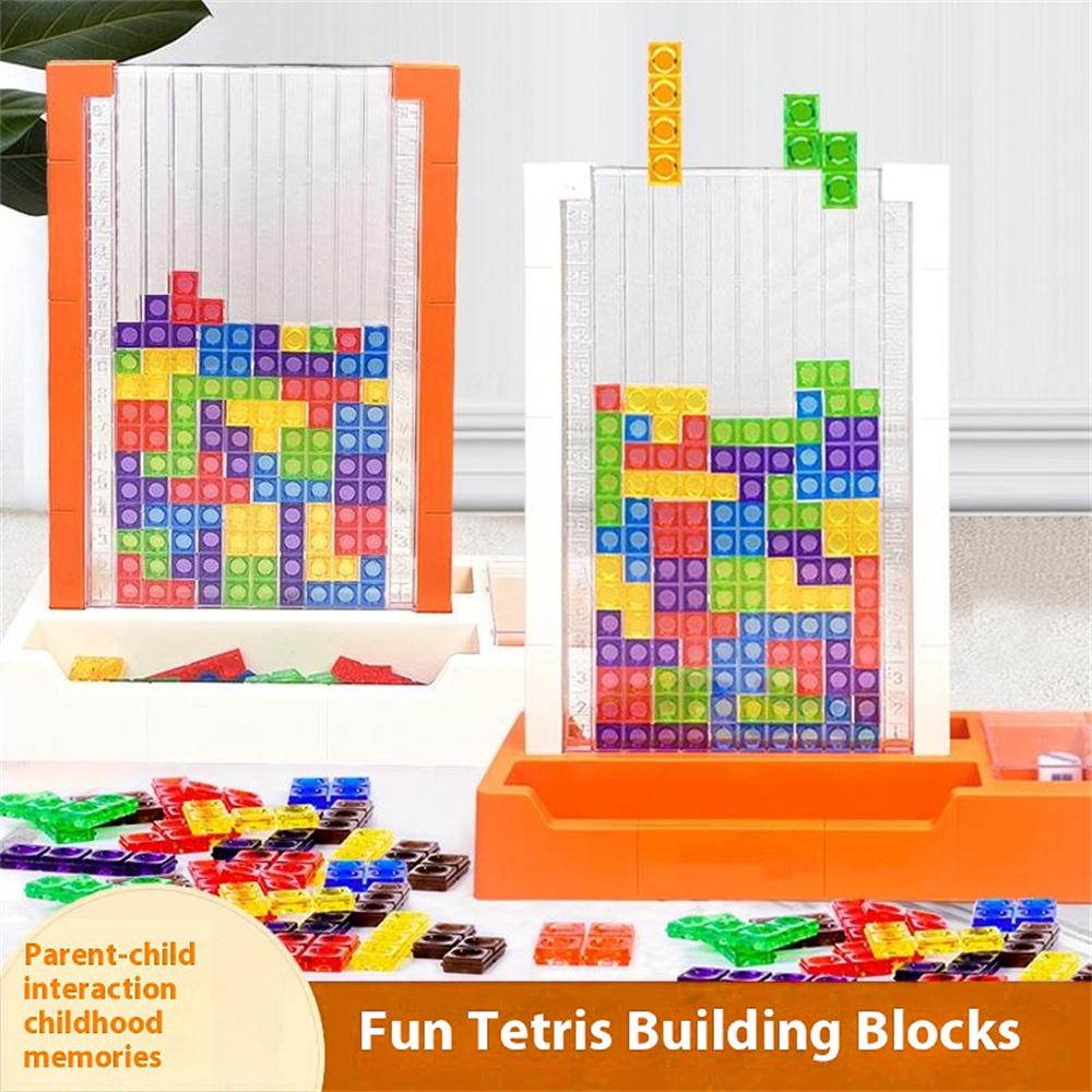 2145 3D Tetris Building Block Puzzle Toy Parent-Child Interactive Desktop Game