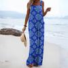 Tuta da Donna Pantaloni Moda Casual Tasche Laterali Stampa Floreale Tuta