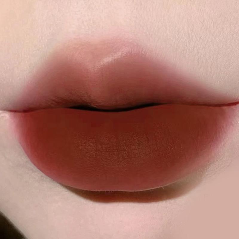 HeroOrange Cold Brown Matte Velvet Lip Glaze: Long-Lasting, Face-Enhancing Student Gloss.