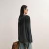 LESS 2025 Autumn H-shaped Hooded Long Sleeve T-shirt