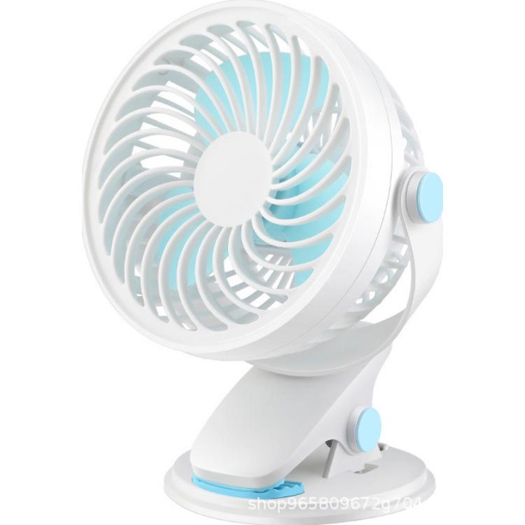 „Wtykowy, cichy wentylator biurkowy USB z klipsem do biura, akademika lub samochodu”